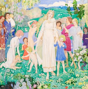 La llegada de la novia, c.1930 de John Duncan