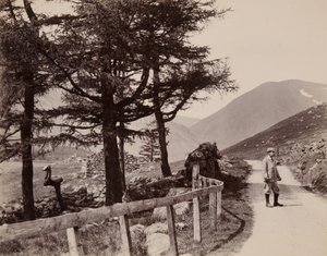 Clova - Casas en ruinas, 1895 de John Edward Alyosius Steggall