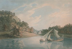 El lago, Hawkstone Park, Shropshire de John Emes