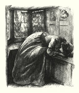 Mariana de John Everett (after) Millais