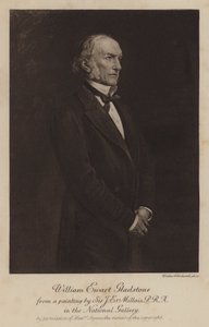 William Ewart Gladstone, estadista liberal británico y Primer Ministro de John Everett (after) Millais