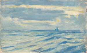 Paisaje marino (pintura) de John Everett