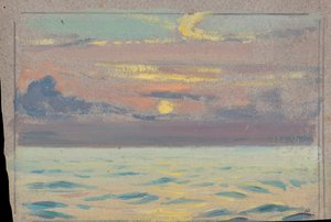 Paisaje marino (pintura) de John Everett