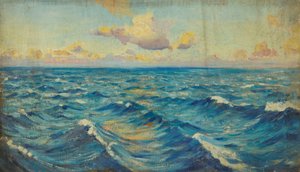 Paisaje marino, Finales del siglo XIX - mediados del siglo XX (óleo sobre lienzo)