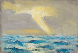 Paisaje marino, Finales del siglo XIX a mediados del siglo XX (pintura) de John Everett