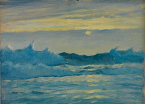 Paisaje marino Le Croisic de John Everett