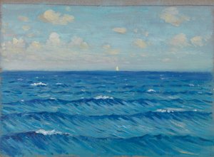 Paisaje marino del "Penaglis M. Hadoulis de John Everett