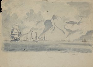 Vista de la bahía de Table con barcos