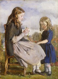 Tejedores de guirnaldas, c.1846 de John Everett Millais