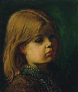 Cabeza de una Chica de John Everett Millais