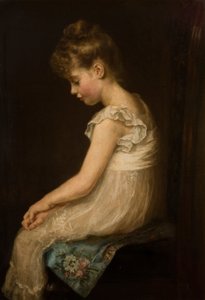 Meditación, 1879 de John Everett Millais