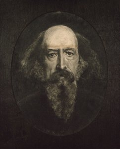Retrato de Alfred, Lord Tennyson 1809-1892 de John Everett Millais