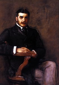 Sir Arthur Seymour Sullivan (1842 - 1900). Pintura de J. E. Millais. National Portrait Gallery, Londres de John Everett Millais