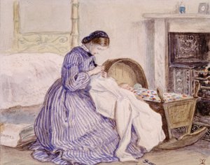 El Iceberg de Stewart Harrison - La Costurera, 1860 de John Everett Millais