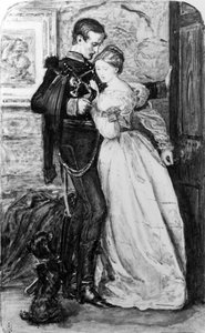 El Brunswicker Negro, c.1865 de John Everett Millais