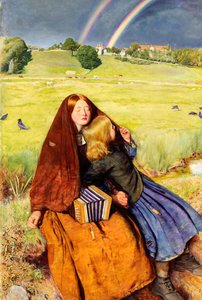 La niña ciega, 1856 de John Everett Millais