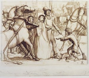El hombre ciego de John Everett Millais