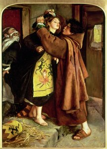 La fuga de un hereje, 1559, 1857 de John Everett Millais