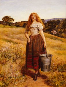 La hija del granjero de John Everett Millais