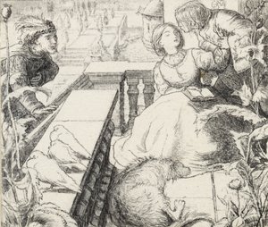 El Palacio Durmiente, finales del siglo XIX de John Everett Millais