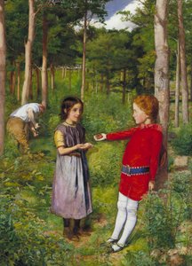 La hija del leñador, 1851 de John Everett Millais