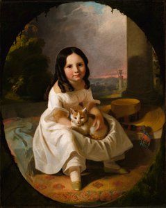 Mary Elizabeth Francis, la hija del artista, ca. 1840