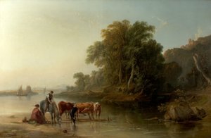 El Abrevadero, 1840 de John F. Tennant