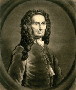 Retrato del matemático francés Abraham de Moivre de John Faber