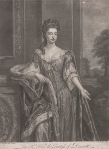 Bellezas de Hampton Court: La Muy Honorable Mary, Condesa de Dorset de John Faber the younger