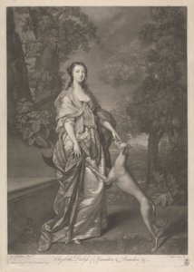 Isabel, duquesa de Hamilton de John Faber the younger