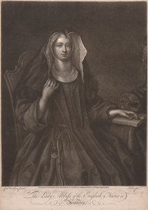 Lady Howard Abadesa de las monjas inglesas de Amberes de John Faber the younger