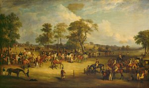 Carreras en Heaton Park de John Ferneley