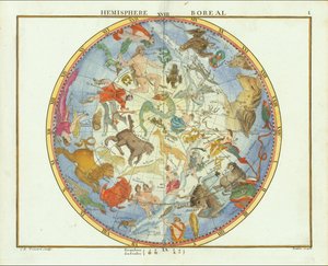 1776 - John Flamsteed - Hemisferio Boreal (recortado)