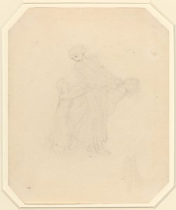 Adulto y dos niños de John Flaxman
