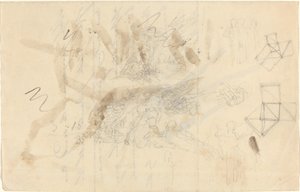 Ángeles descendiendo a las hijas de los hombres de John Flaxman