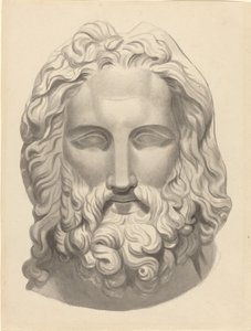 Cabeza barbada antigua de John Flaxman
