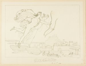 Apolo y Diana de John Flaxman