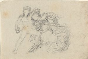Batalla entre Hombre y Centauro de John Flaxman