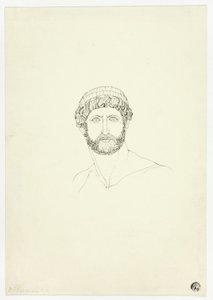 Busto de barbudo de John Flaxman