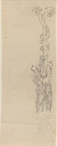 Diseño para un Candelabro Representando a las Tres Gracias Recogiendo las Manzanas de las Hespérides de John Flaxman