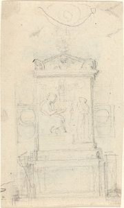 Diseño para la tumba del Dr. Joseph Warton