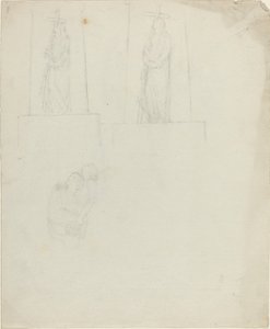 Diseños para un monumento [recto y verso] de John Flaxman