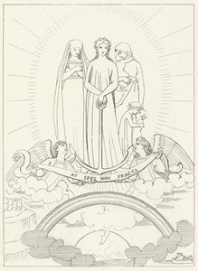 Fe, Esperanza y Caridad de John Flaxman