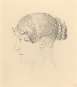 Cabeza de una mujer (¿Theresa Turner?) de John Flaxman