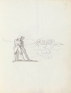 John Philip Kemble como Hamlet, 1783 de John Flaxman