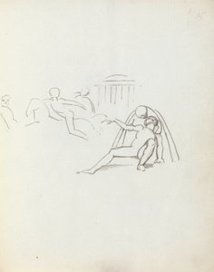 John Philip Kemble como Hamlet, 1783 de John Flaxman