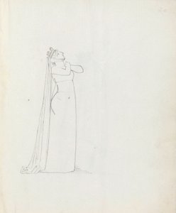 Mrs. Siddons como Constance, 1783 de John Flaxman