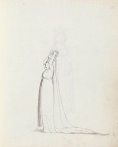 Mrs. Siddons como Constance, 1783 de John Flaxman