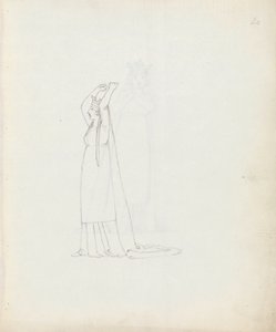 Mrs. Siddons como Constance, 1783 de John Flaxman