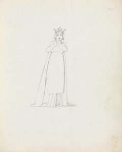 Mrs. Siddons como Constance, 1783 de John Flaxman